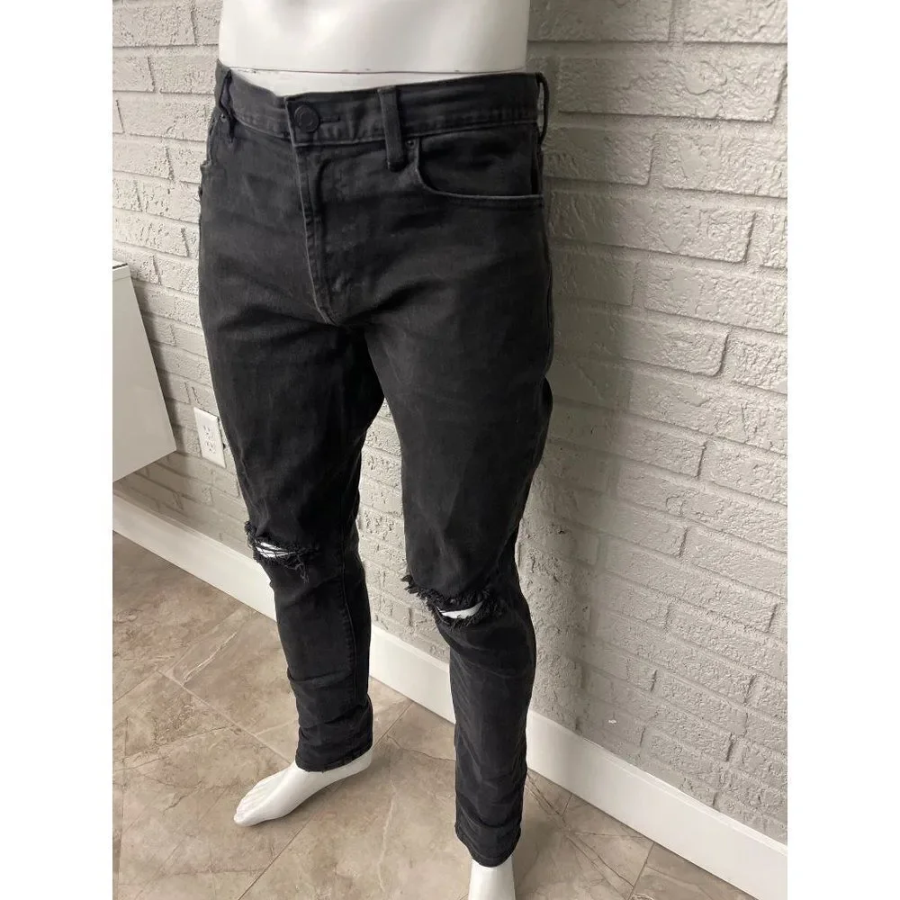 Pacsun Men’s Black Stacked Skinny Jeans Size 36 x 32